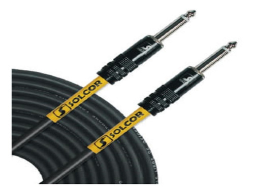 Cable Plug 6.3 A Plug 6.3 Solcor 10 Metros