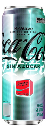 Coca Cola K Wave Sabor Edición Limitada Zero Azúcar 4pack