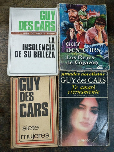 Imagen 2 de 4 de Lote 8 Libros * Guy Des Cars * Emece Goyanarte Planeta *