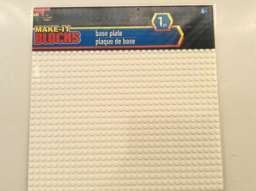 1 Base Placa Blanca 25x25 Cm Compatible Con Grandes Marcas