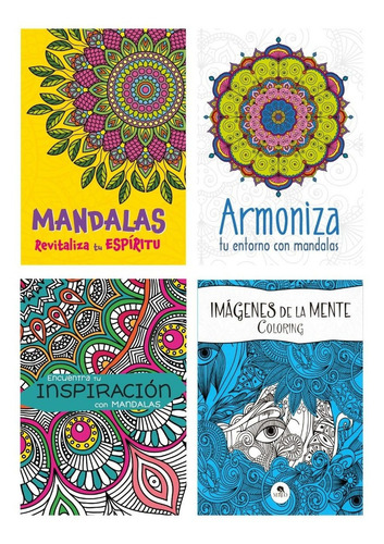 Mandalas Para Iluminar Rélajarse Y Meditar, De Winbook Equipo Editorial., Vol. 1 Al 4. Editorial Winbook, Tapa Blanda En Español, 2019