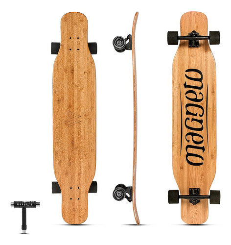 Bamboo Carbon Fiber Longboards Skateboards For Cruising, Car