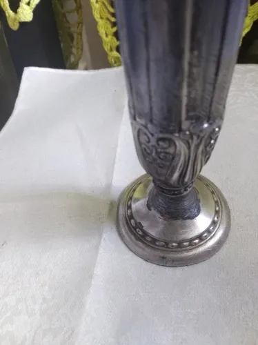 Antiguo Candelabro Ronson Juno Y Cucharita Australiana Plata (Usado)