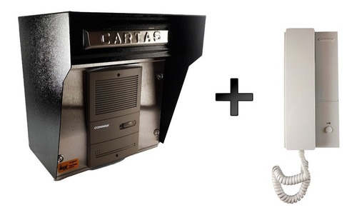 Imagen 2 de 7 de Buzon Cartero F.inoxidable +poste+ Portero Eléctrico Commax