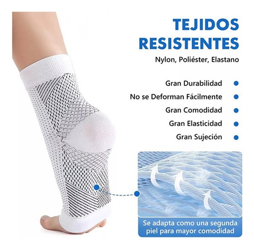4par Deportiva Calcetines Compresion Alivia Fascitis Plantar