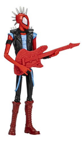 Figura De Acción Spider-punk Con Accesorio Marvel