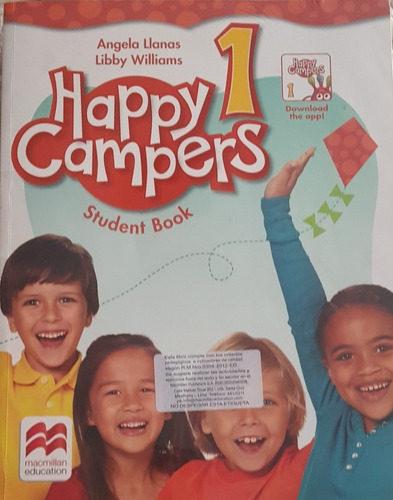Imagen 2 de 2 de Libro Inglés Happy Campers 1 Grado Primaria