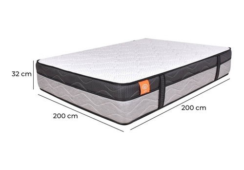 Imagen 5 de 5 de Colchón King Romance Relax Air Experience 200x200x32 Cm Colc