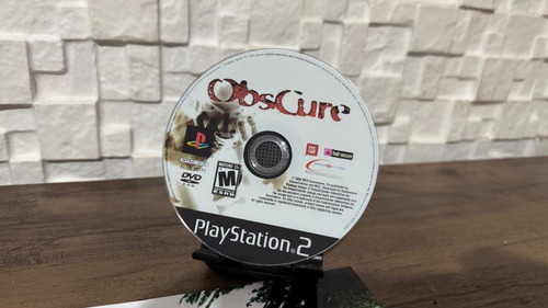 Obscure Com Manual/pôster/ Para Ps2