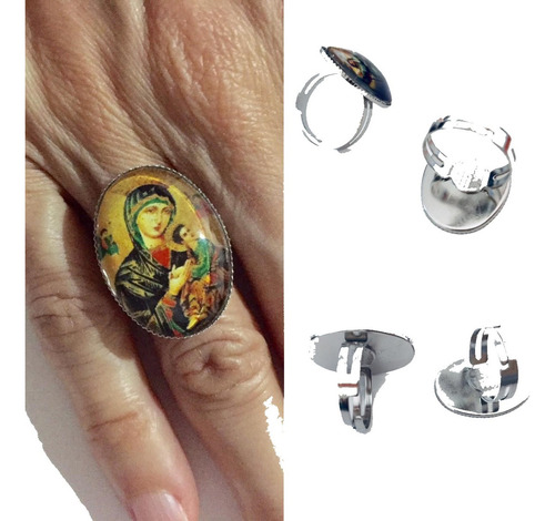 13 Anillo Virgen Del Perpetuo Socorro ( 13 Pzas