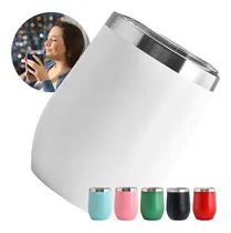 Comprar Caneca Copo Térmico Café Cerveja 300 Ml Inox Com Tampa (Branco) Copo Térmico, Caneca Térmica, Café, Cerveja