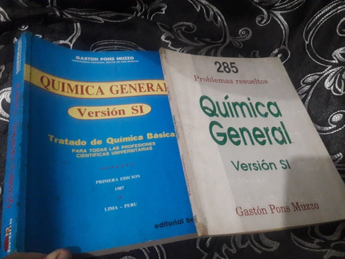 Libro Química General 2 Tomos Gaston Pons Muzzo