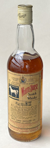 Whisky White Horse Cellar Añejo Botella Llena Cerrada 1970