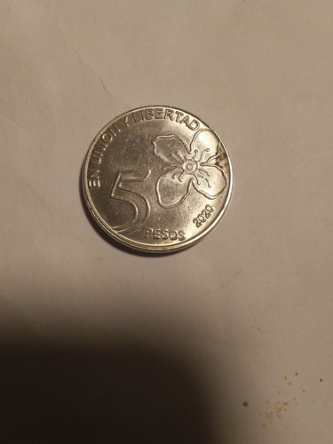 Moneda 5 Pesos 2020 Con Error