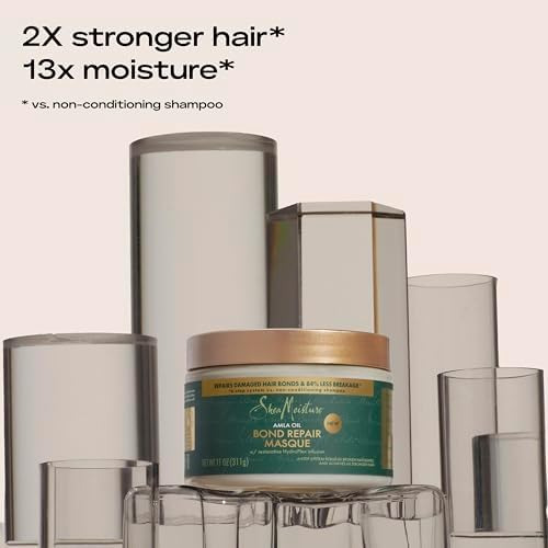 Sheamoisture Bond Repair Shampoo, Condicionador, Leave-in E