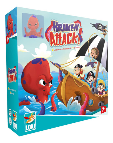 Iello Loki: Kraken Attack, Juego De Mesa De Estrategia, Jue.