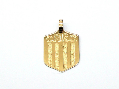 Imagen 5 de 6 de Dije Colgante Club De Fútbol River Oro 18k 1gr Macizo