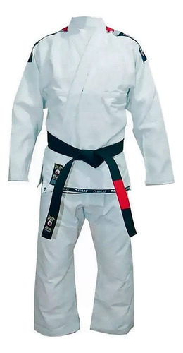 Kimono Jiu Jitsu Shiai Junior Tokaido Liviano Blanco Bjj Mma