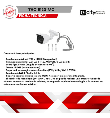 Kit Dvr 8 Canales Con 3 Camaras, 2 Tipo Bala Y 1 Domo