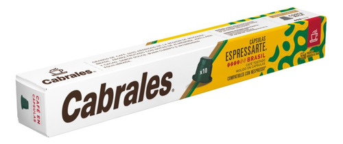 Capsulas De Cafe Espressarte Brasil Cabrales Para Nespresso