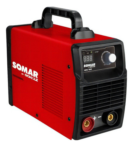 Máquina De Solda Inversora Mis 140 Bivolt Somar Profissional Cor Vermelho 110V/220V