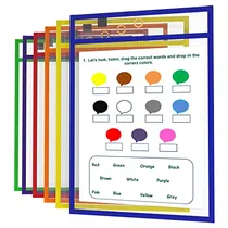 Comprar Bolsillos De Borrado Seco, Paquete De 6 Fundas Reutiliz...