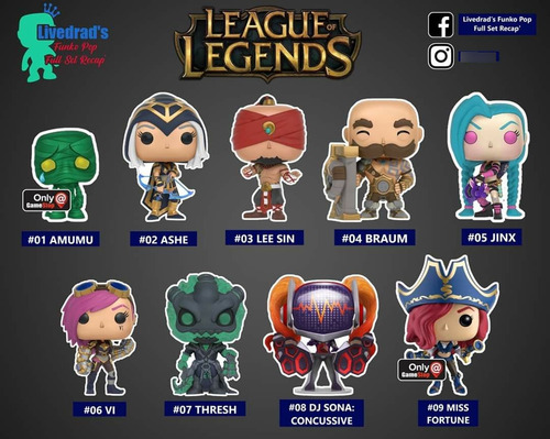 Funko Pop Miss Fortune League Of Legends + Protector