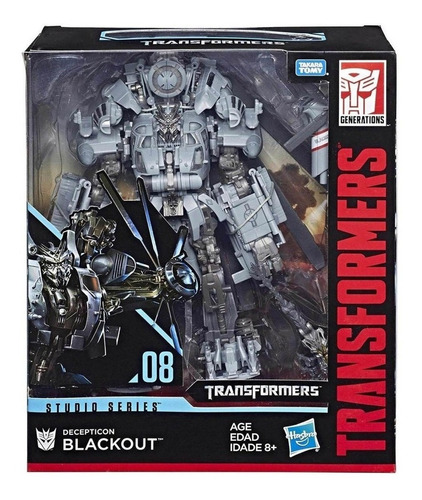 Imagen 1 de 6 de Transformers Studio Deluxe Blackout Hasbro E0980 (5321)