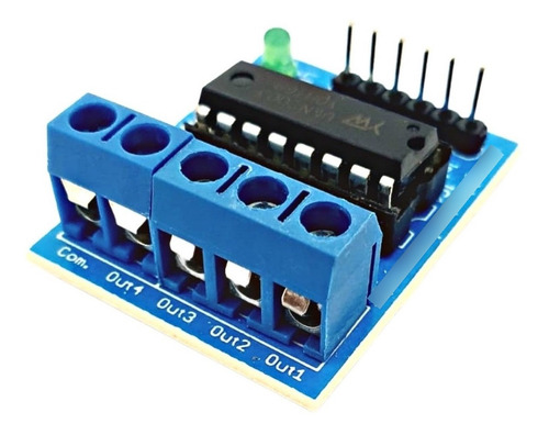 Módulo Driver Uln2003 Controlador Motor Passo - Kit 10 Peças