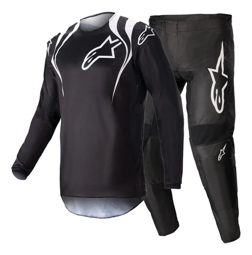 Equipo Alpinestars Motocross Fluid 2024 Negro