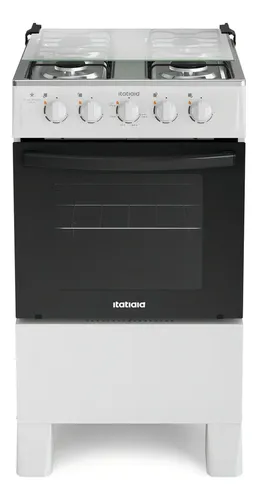 Fogão Itatiaia 4 Bocas Star New Inox Branco Bivolt