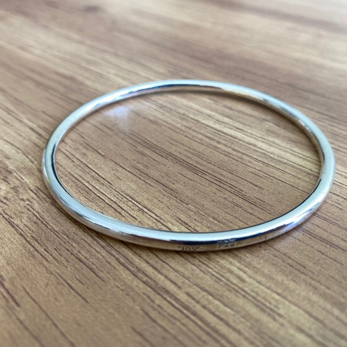 Imagen 4 de 10 de Pulsera Aro Ch De Plata .925 Agálea Joyería