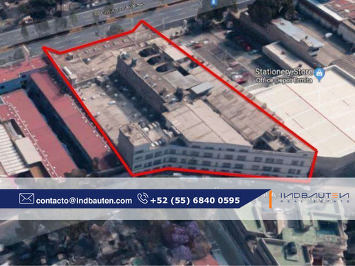 Ib-cm0113 - Edificio Comercial En Venta En Iztapalapa, 7,076 M2.