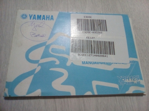 Manual De Usuario De Yamaha Ybr125