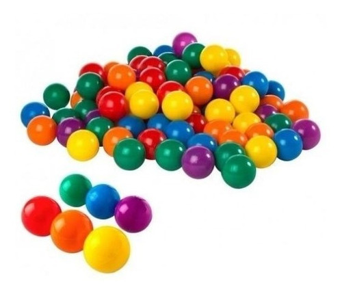 Imagen 3 de 4 de Pelotitas Para Pelotero Plasticas Pack X 100 Unidades Oferta