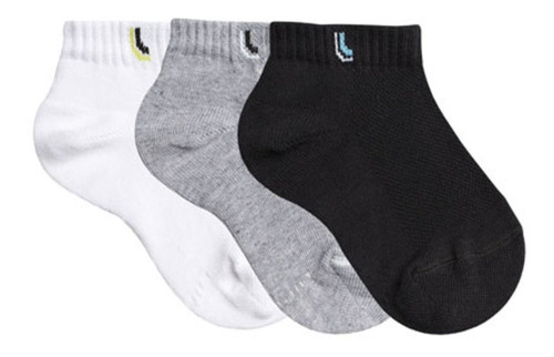 Meias Lupo - Kit 6 Pares Meias Infantil Lupo Cano Curto Nf