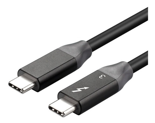 Cable Thunderbolt 3 Tipo C 100w 20v-5a, Largo 92 Cm