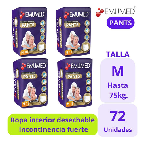 Emumed Pants Premium Talla M / G 4x18uds