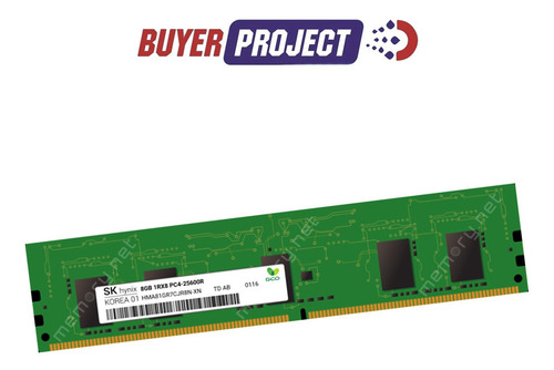 Imagen 2 de 5 de Memoria Servidor Hp Dell Ibm 8gb 1rx8 Ddr4 Pc4-25600 3200m R