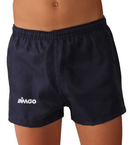 Short Niño Deportivo Azul Imago Pantalón Corto Competencia