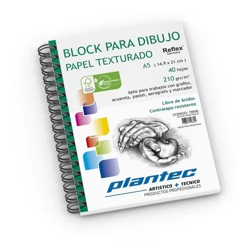 Papel Calco Plantec A5 X 40 H. 55 Gr. 15681 Calcar Color Blanco