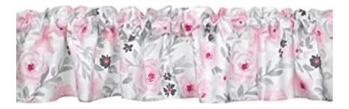 Bedtime Originals Blossom Cenefa Para Ventana Con Flores