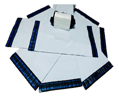 100 Envelope De Segurança 19x25 Branco Material Resistente