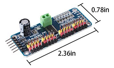Controlador De Servomotor Pwm De 16 Canales Aceirmc Pca9685