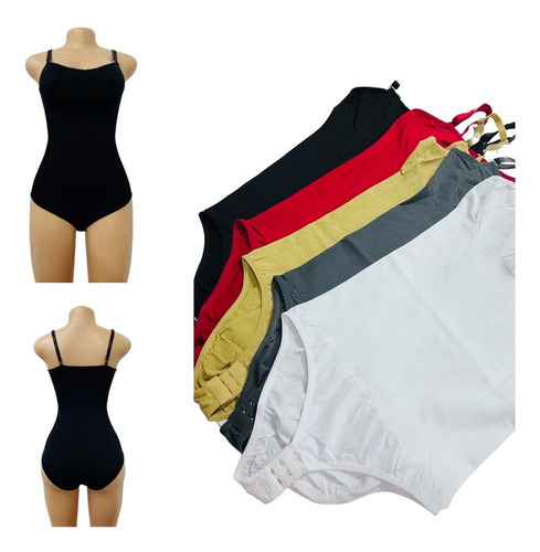 Pack 2 Bodys Fajas Moldeador Push Up /reductor De Abdomen