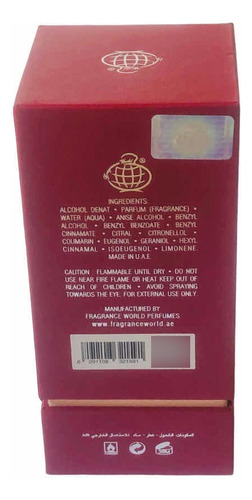 Fragrance World Lus Cherry Eau De Parfum 80ml