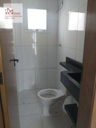 Imagem 6 de 15 de Cobertura C/ 90 M² - Sem Condomínio - 2 Dormitórios (1 Suíte), 1 Vaga - À Venda Por R$ 350 - Vila Pires - Santo André/sp - Co0945