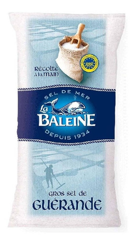 Sal Marinho La Baleine De Guerande Sal Grosso Frances 800g