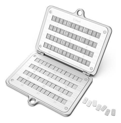Seed Phrase Storage Ellipal Crypto, 24 Palabras, Acero Inoxi