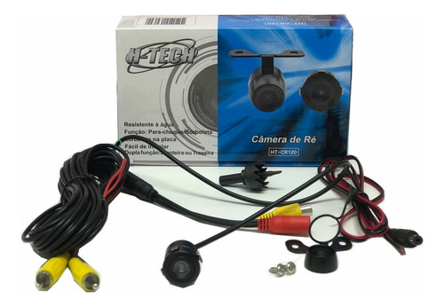 Câmera De Ré Frontal Dianteira Automotiva Ht-cr120 H-tech